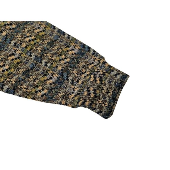 Jhane Barnes Geometric Sweater V-Neck Multicolor Men’s Small EUC - Picture 5 of 8